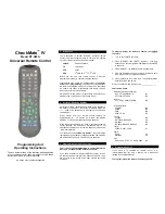 Preview for 1 page of Contec CheckMate IV RT-U49A Programming And Operating Instructions