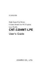 Предварительный просмотр 1 страницы Contec CNT-3204MT-LPE User Manual