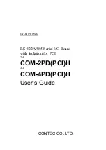 Contec COM-2DL-PCI User Manual предпросмотр