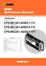 Contec Conprosys CPS-MC341-ADSC1-111 Reference Manual предпросмотр