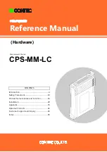 Preview for 1 page of Contec CONPROSYS CPS-MM-LC Reference Manual