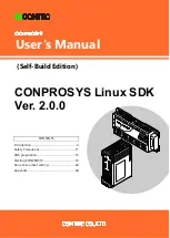 Contec CONPROSYS Linux SDK User Manual preview