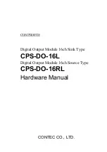 Contec CPS-DO-16L Hardware Manual предпросмотр