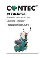 Contec CT 250 Antrieb Instruction Manual preview