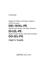 Contec DI-32L-PE User Manual preview