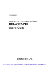 Preview for 2 page of Contec DIO-48D2-PCI User Manual