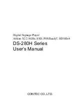 Contec DS-280H Series User Manual preview