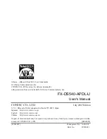 Предварительный просмотр 91 страницы Contec FX-DS540-APDL-U User Manual