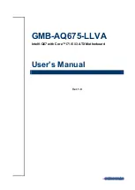 Preview for 1 page of Contec GMB-AQ675-LLVA User Manual