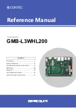 Contec GMB-L3WHL200 Reference Manual preview