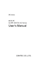 Предварительный просмотр 1 страницы Contec IPC-BX720-AC Series User Manual