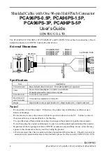 Contec PCA96PS-0.5P User Manual предпросмотр