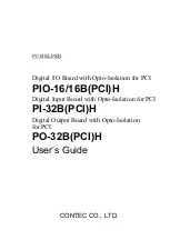 Contec PI-32B(PCI)H User Manual preview