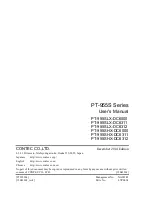 Предварительный просмотр 95 страницы Contec PT-955SHX User Manual