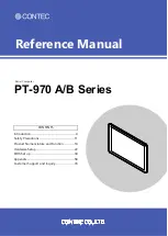 Contec PT-970 A Series Reference Manual preview
