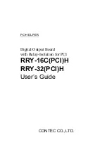 Contec RRY-16C(PCI)H User Manual preview