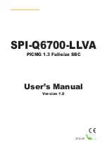 Contec SPI-Q6700-LLVA User Manual preview