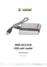 Preview for 1 page of Conteg RMS-ACS-DCR User Manual