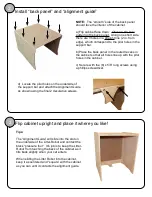 Preview for 2 page of Contempocat Concealer Cabinet Assembly Instructions