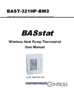 Contemporary Controls BASstat BAST-321HP-BW2 User Manual preview