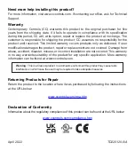 Preview for 4 page of Contemporary Controls EISW Series Installation Manual