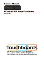 Contemporary Research QDA4-45 Product Manual preview