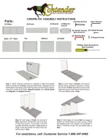 Preview for 5 page of Contender C990476-101 Assembly Instructions Manual