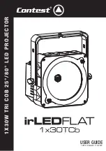 Contest irLEDFLAT 1x30TCB User Manual предпросмотр