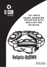 Contest Le Club Heliptic-9x10WH User Manual предпросмотр