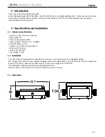 Предварительный просмотр 3 страницы Contest LED-UV8 User Manual