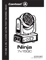 Предварительный просмотр 1 страницы Contest Ninja 7x15QC User Manual