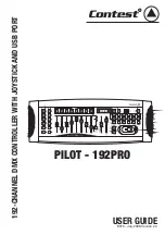 Contest PILOT-192PRO User Manual preview