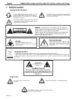 Preview for 2 page of Contest Smotec 1500 User Manual