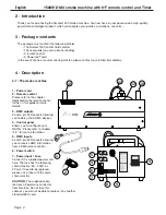 Preview for 4 page of Contest Smotec 1500 User Manual