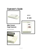 Preview for 1 page of Contex AA51A Operator'S Manual