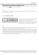 Preview for 9 page of Conti+ CONB22000430 Technical Documentation Manual