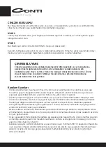 Preview for 10 page of Conti CAG-113 Manual