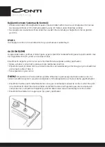 Preview for 19 page of Conti CAG-113 Manual