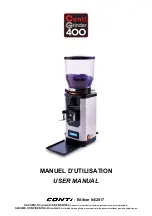 Conti Grinder 400 User Manual предпросмотр