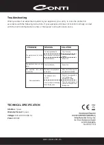 Предварительный просмотр 15 страницы Conti KEYF-I DEM CTM-113 Manual