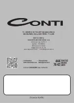 Предварительный просмотр 30 страницы Conti KEYF-I DEM CTM-113 Manual