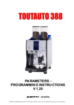 Предварительный просмотр 1 страницы Conti TOUTAUTO 388 Programming Instructions Manual