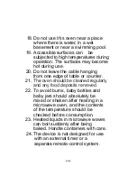 Preview for 36 page of CONTINENTAL EDISON AG925BV1-S0EE Instruction Booklet