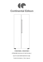 CONTINENTAL EDISON BCD-436W User Manual preview