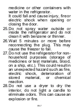 Preview for 49 page of CONTINENTAL EDISON BCD-472WAAAGAA Instruction Manual