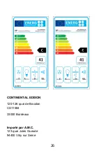 Preview for 26 page of CONTINENTAL EDISON BX2-E-C1E6C13 User Manual