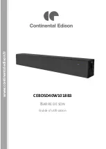 CONTINENTAL EDISON CEBDSD40W1018B3 Instruction Manual предпросмотр