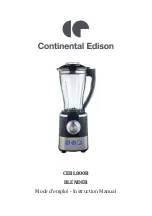 CONTINENTAL EDISON CEBL800B Instruction Manual preview