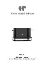 Preview for 11 page of CONTINENTAL EDISON CEBS1N Instruction Manual