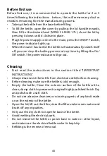 Preview for 45 page of CONTINENTAL EDISON CEBS1N Instruction Manual